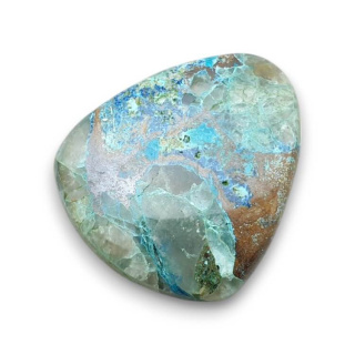 Chrysocola cabochon 34x29 mm no. 306