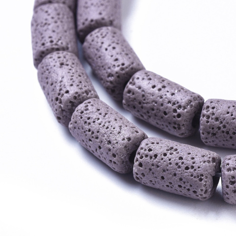 Lawa wulkaniczna walec 14x8 mm 4 szt purple Lawa wulkaniczna walec 14x8 mm 4 szt purple