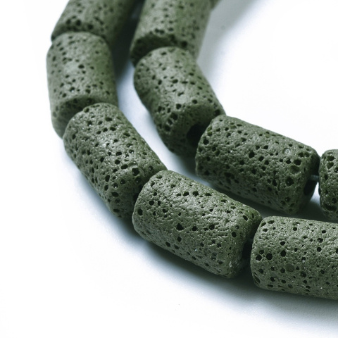 Volcanic lava cylinder 14x8 mm 4 pcs Volcanic lava cylinder 14x8 mm 4 pcs