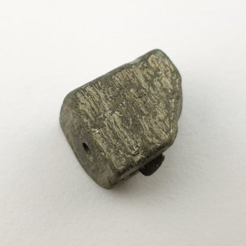 Pyrite nugget with hole 12x12 mm no. 59 Pyrite nugget with hole 12x12 mm no. 59