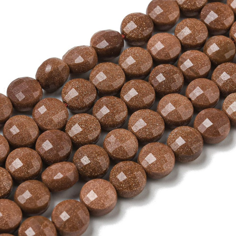 Sandstone faceted coin 7.5-8 mm 10 pcs Sandstone faceted coin 7.5-8 mm 10 pcs