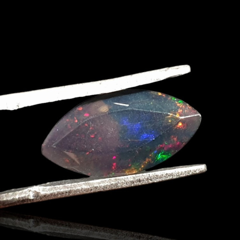 Czarny opal etiopski fasetowany 15x8 mm nr 618 Czarny opal etiopski fasetowany 15x8 mm nr 618
