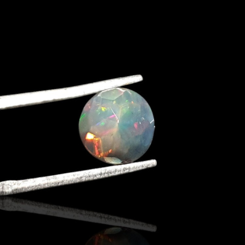 Czarny opal etiopski fasetowany fi 8 mm nr 705 Czarny opal etiopski fasetowany fi 8 mm nr 705