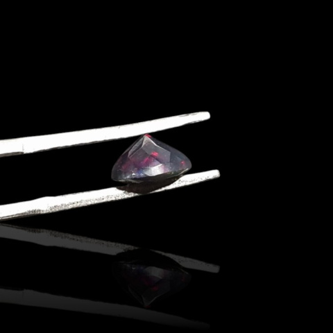 Black Ethiopian opal faceted fi 8 mm no. 708 Black Ethiopian opal faceted fi 8 mm no. 708