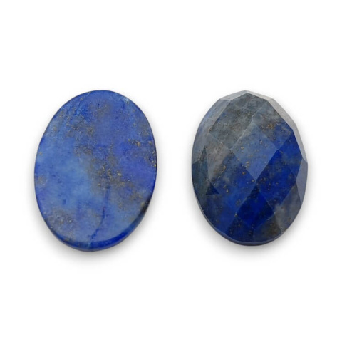 Lapis lazuli faceted cabochon 18x13 mm 1 pc Lapis lazuli faceted cabochon 18x13 mm 1 pc