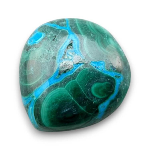 Malachit z chryzokolą kaboszon 22x21 mm nr 325 Malachit z chryzokolą kaboszon 22x21 mm nr 325