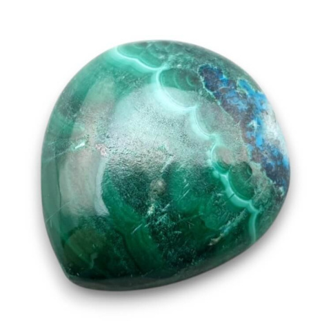Malachit z chryzokolą kaboszon 24x22 mm nr 295 Malachit z chryzokolą kaboszon 24x22 mm nr 295
