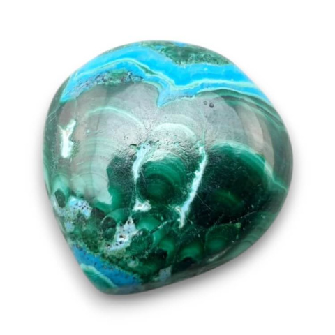 Malachit z chryzokolą kaboszon 24x23 mm nr 286 Malachit z chryzokolą kaboszon 24x23 mm nr 286