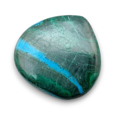 Malachit z chryzokolą kaboszon 24x23 mm nr 312 Malachit z chryzokolą kaboszon 24x23 mm nr 312