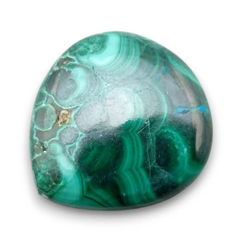 Malachite with chrysocolla cabochon 24x23 mm no. 315 Malachite with chrysocolla cabochon 24x23 mm no. 315