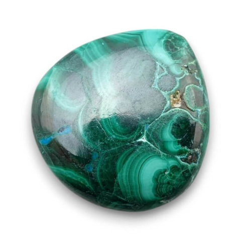 Malachite with chrysocolla cabochon 24x23 mm no. 315 Malachite with chrysocolla cabochon 24x23 mm no. 315
