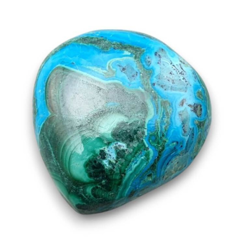 Malachit z chryzokolą kaboszon 24x23 mm nr 318 Malachit z chryzokolą kaboszon 24x23 mm nr 318