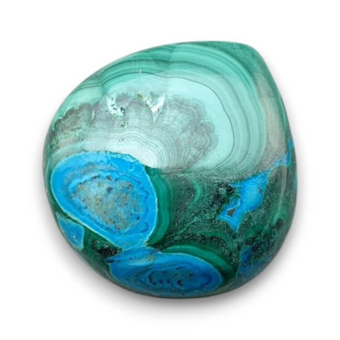 Malachit z chryzokolą kaboszon 24x23 mm nr 320 Malachit z chryzokolą kaboszon 24x23 mm nr 320