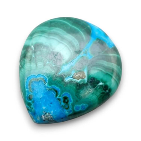 Malachit z chryzokolą kaboszon 27x25 mm nr 299 Malachit z chryzokolą kaboszon 27x25 mm nr 299