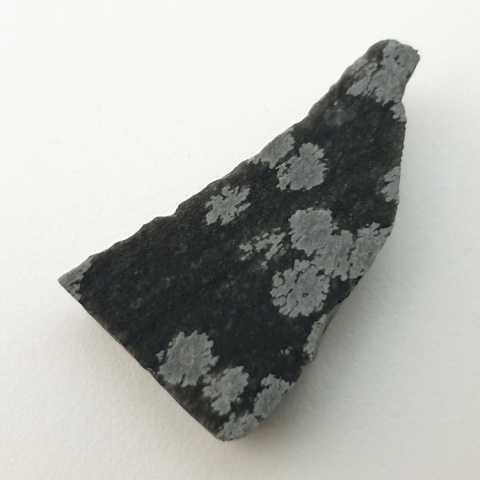 Snow obsidian cut raw 30x172 mm no. 56 Snow obsidian cut raw 30x172 mm no. 56
