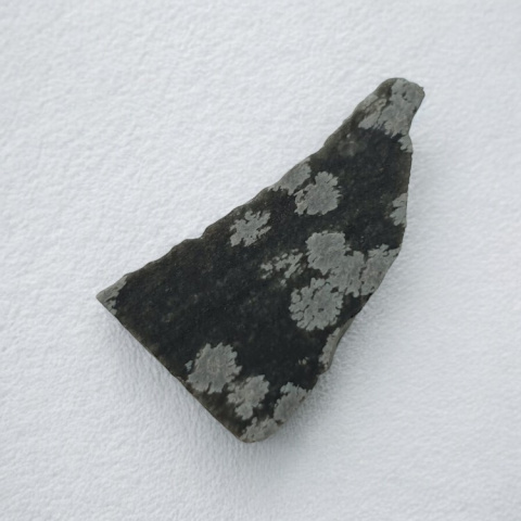 Snow obsidian cut raw 30x172 mm no. 56 Snow obsidian cut raw 30x172 mm no. 56