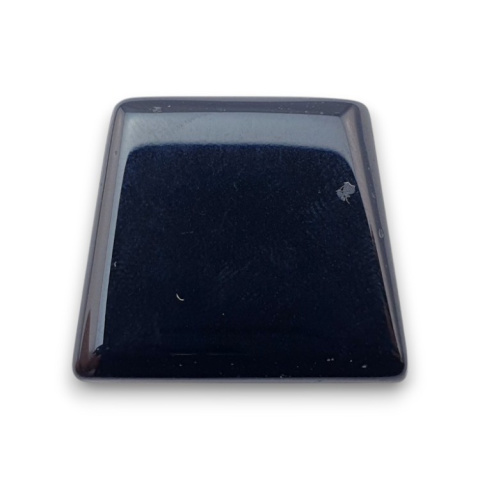 Black onyx faceted cabochon 24x21 mm no 45 Black onyx faceted cabochon 24x21 mm no 45