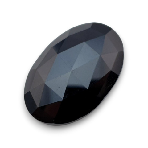 Black onyx faceted cabochon 30x20 mm no. 56 Black onyx faceted cabochon 30x20 mm no. 56