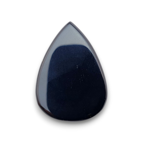Black onyx faceted cabochon 31x22 mm no 49 Black onyx faceted cabochon 31x22 mm no 49