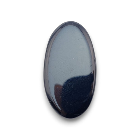 Black onyx faceted cabochon 32x17 mm no 51 Black onyx faceted cabochon 32x17 mm no 51