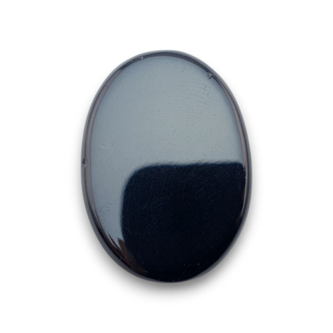 Black onyx faceted cabochon 32x23 mm no 46 Black onyx faceted cabochon 32x23 mm no 46