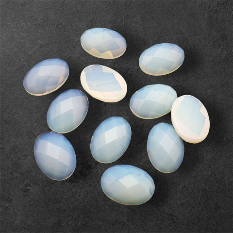Opalite faceted cabochon 18x13 mm 1 pc Opalite faceted cabochon 18x13 mm 1 pc