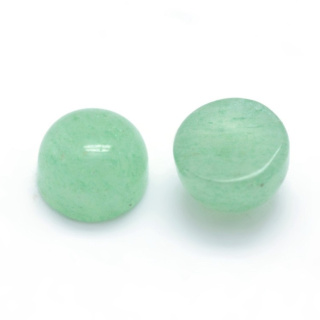 Aventurine green cabochon 4 mm 1 pc