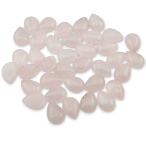 Kwarc różowy kaboszon łezka 14x10 mm 1 szt Kwarc różowy kaboszon łezka 14x10 mm 1 szt