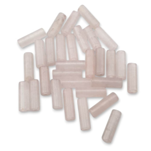 Kwarc różowy walec 13x4 mm 2 szt Kwarc różowy walec 13x4 mm 2 szt