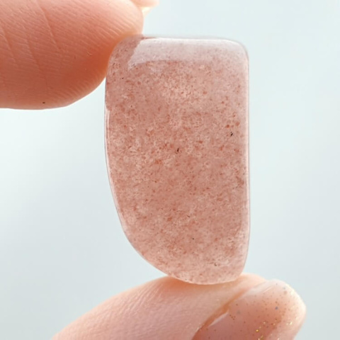 Strawberry quartz cabochon 23x14 mm no 88 Strawberry quartz cabochon 23x14 mm no 88