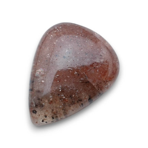 Kwarc truskawkowy kaboszon 27x21 mm nr 100 Kwarc truskawkowy kaboszon 27x21 mm nr 100