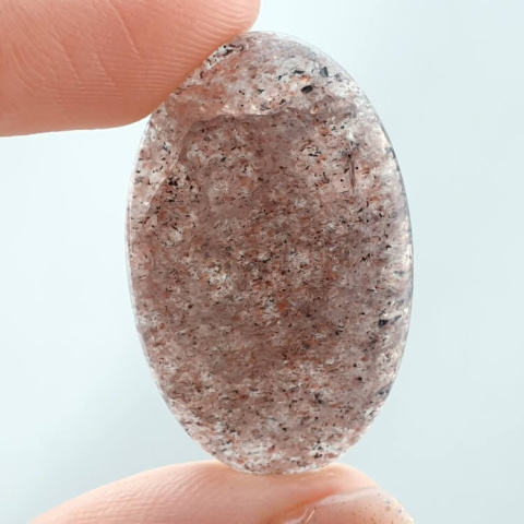Strawberry quartz cabochon 30x19 mm no 103 Strawberry quartz cabochon 30x19 mm no 103