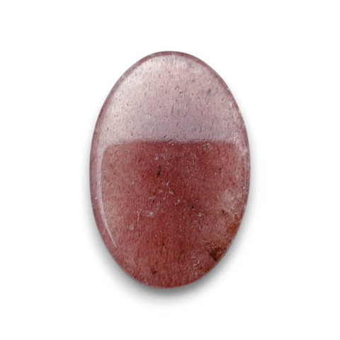 Strawberry quartz cabochon 31x21 mm no. 96 Strawberry quartz cabochon 31x21 mm no. 96