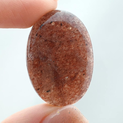 Strawberry quartz cabochon 31x22 mm no 65 Strawberry quartz cabochon 31x22 mm no 65