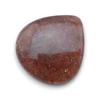 Strawberry quartz cabochon 31x29 mm no 38