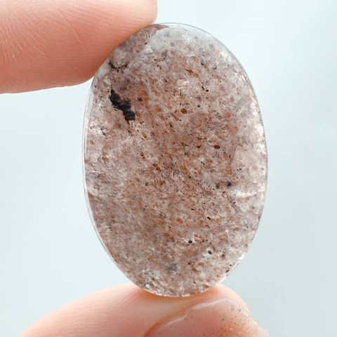 Strawberry quartz cabochon 32x21 mm no 21 Strawberry quartz cabochon 32x21 mm no 21