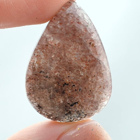 Strawberry quartz cabochon 32x23 mm no 77 Strawberry quartz cabochon 32x23 mm no 77
