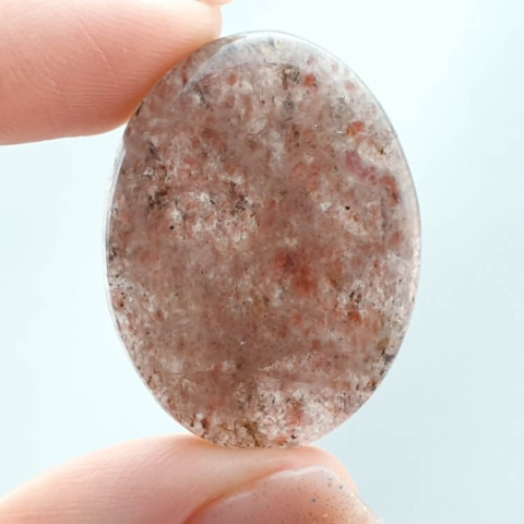 Strawberry quartz cabochon 32x24 mm no 51 Strawberry quartz cabochon 32x24 mm no 51
