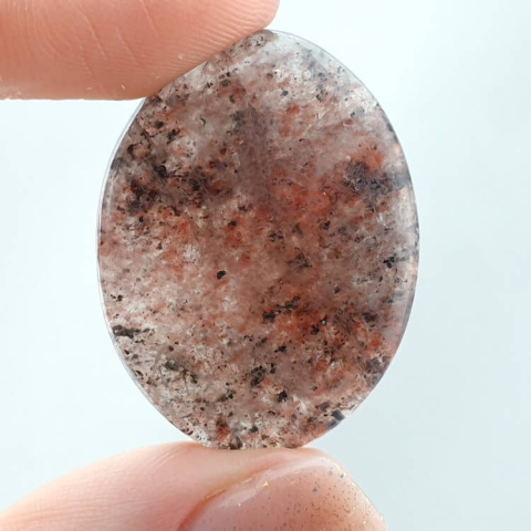 Strawberry quartz cabochon 32x24 mm no 54 Strawberry quartz cabochon 32x24 mm no 54