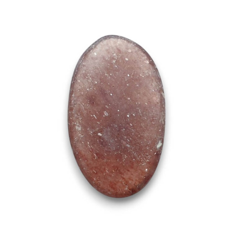 Strawberry quartz cabochon 33x20 mm no 49 Strawberry quartz cabochon 33x20 mm no 49