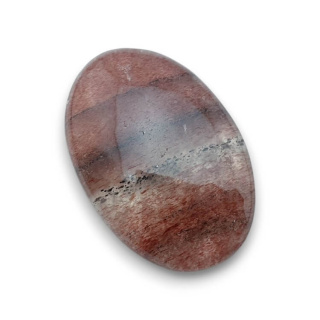 Strawberry quartz cabochon 33x22 mm no 36