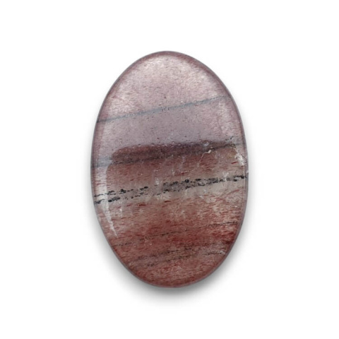 Strawberry quartz cabochon 33x22 mm no 36 Strawberry quartz cabochon 33x22 mm no 36