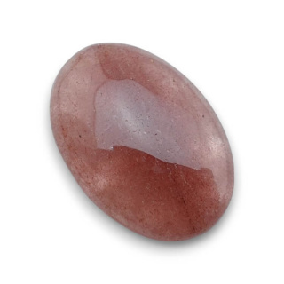 Strawberry quartz cabochon 33x23 mm no 18