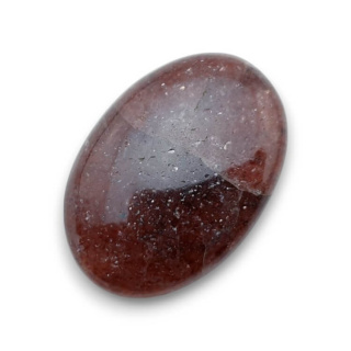 Strawberry quartz cabochon 33x23 mm no 64