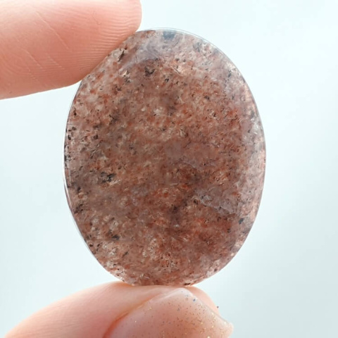 Strawberry quartz cabochon 33x25 mm no 50 Strawberry quartz cabochon 33x25 mm no 50