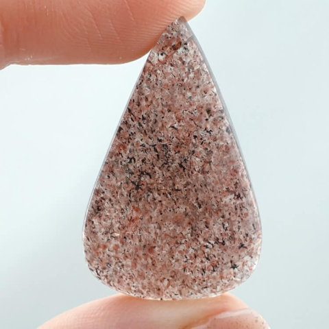 Strawberry quartz cabochon 34x21 mm no 63 Strawberry quartz cabochon 34x21 mm no 63