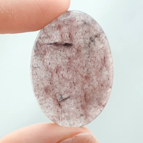 Strawberry quartz cabochon 34x24 mm no 41 Strawberry quartz cabochon 34x24 mm no 41
