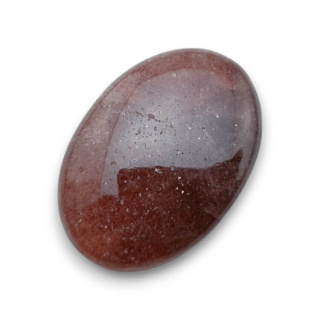 Strawberry quartz cabochon 35x24 mm no 44