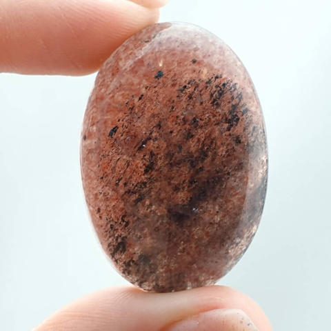 Strawberry quartz cabochon 35x24 mm no 52 Strawberry quartz cabochon 35x24 mm no 52