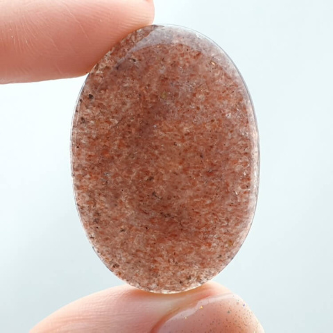 Strawberry quartz cabochon 35x25 mm no 87 Strawberry quartz cabochon 35x25 mm no 87